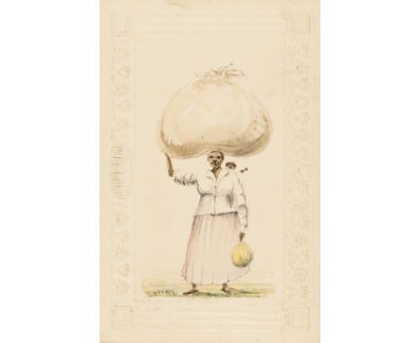 South Africa.- Meillon (Henry Clifford de, active 1823-1856), attributed to. An album of 26 watercolours of South African fig