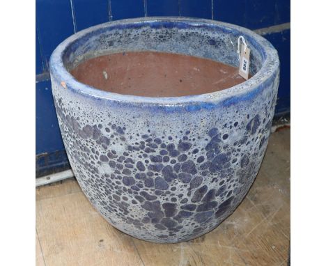 An atlantis blue garden planter Diameter 45cm