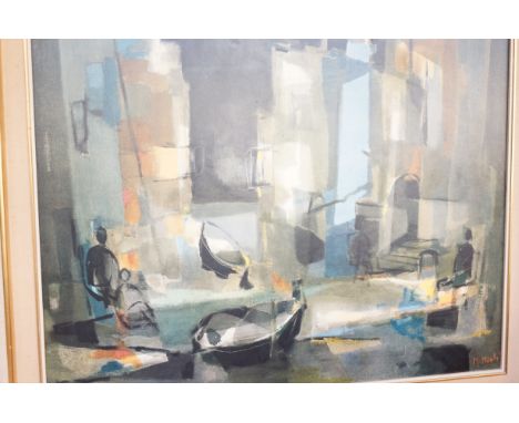 1960's print titled Street in Spain 