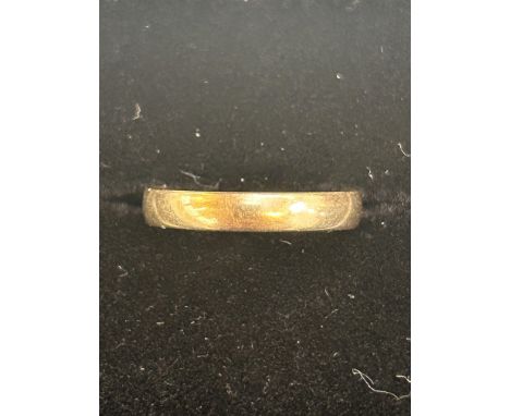9ct Gold band Size K