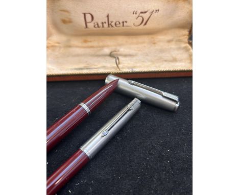 Vintage Parker 51 pencil & pen set with original box 