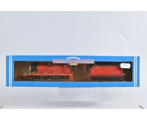 A BOXED HORNBY OO GAUGE THE WORLD OF THOMAS THE TANK ENGINE, James the red engine, No.5 (R852), with instructions, NM in G bo