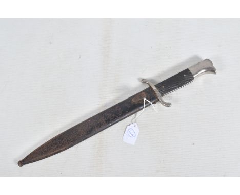 A WWII OR POST WWII GERMAN FIRE SERVICE PARADE DAGGER, there are no visible makers marks on the blade, the grip and handle ar