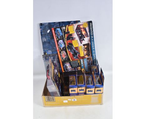 A COLLECTION OF BOXED DC COMICS BATMAN AUTOMOBILES, to include eleven boxed Corgi 1:43 scale B's and atman automobiles, a 195