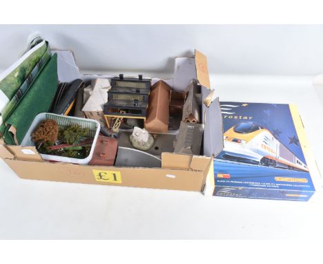 AN INCOMPLETE BOXED JOUEF FOR HORNBY RAILWAYS HO GAUGE CLASS 373 EUROSTAR SET, No.R543, with power car and dummy power car No