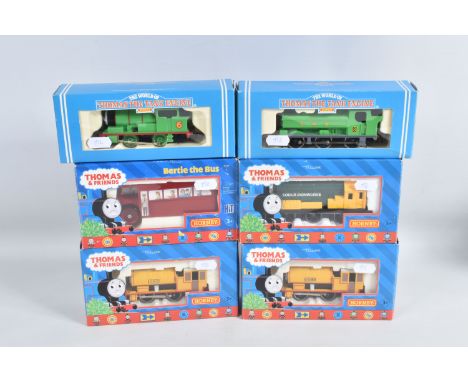 THREE BOXED HORNBY OO GAUGE THOMAS AND FRIENDS LOCOMOTIVES, Sodor Ironworks Shunter 'Arry' (R9067) and 0-4-0 Saddle Tanks 'Bi