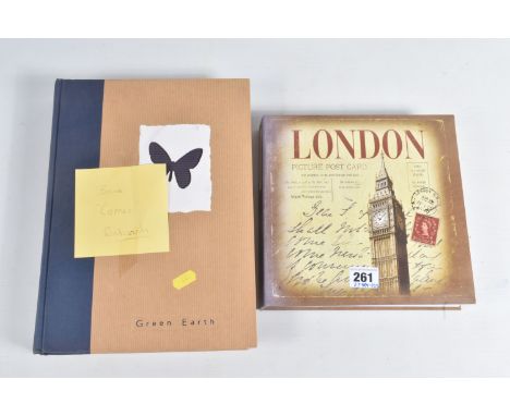 TWO ALBUMS OF EARLY 20TH CENTURY POSTCARDS albums of early 20th century, the first album features various landscape photos ta