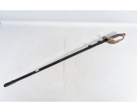 A WW1 ERA IMPERIAL GERMAN FORCES OFFICERS SWORD, the sword has the crisp markings of the maker   Weyersberb Kirschbaum &amp; 