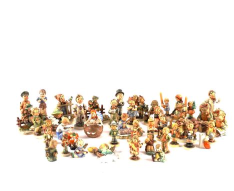 A collection of Goebbel and Hummel figures, including: Collector's Club editions; and a wall plaque. (47)