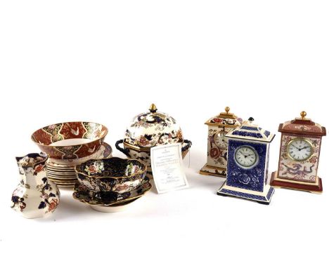 A collection of Mason's decorative ceramics, including: a 'Millennium Mandalay' pumpkin tureen, limited edition No. 188/250, 