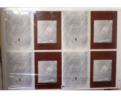 Joseph Beauys (1921-1986), Greta Garbo und der Filzlappen, offset lithograph, signed, inscribed and numbered 18/40, 64cm x 94