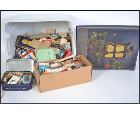 A extensive collection of vintage 20th century matchbooks and matchbook covers from around the world to include Russian, Amer