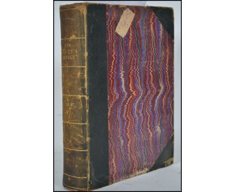 " The Lady's Realm " 1897  Vol II, first edition. in marbled boards with black leather back and corners with gilt titles to t