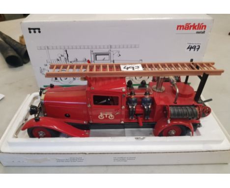 Marklin Clockwork Fire Brigade Fire Engine Model no- 19034 