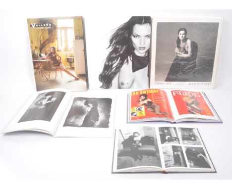 Erotic Photography - A collection of erotic nude studio photograph hard back books. To include, M. R. Class photographs obses