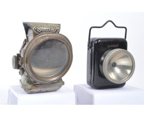 Joseph Lucas Ltd Birmingham - An early 20th Century metal Joseph Lucas oil bicycle lamp lantern light reading Jos Lucas Ltd S