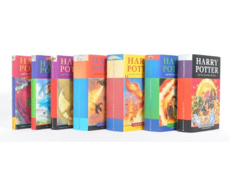 Harry Potter - J K Rowling - Bloomsbury - A collection of Harry Potter fictional hardback fantasy books. Comprising of Philos