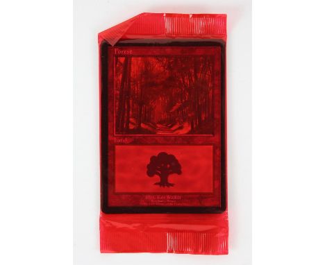 Magic The Gathering - Euro Lands: Red Booster. This lot features one sealed Euro Lands pack. This is the Red pack that featur