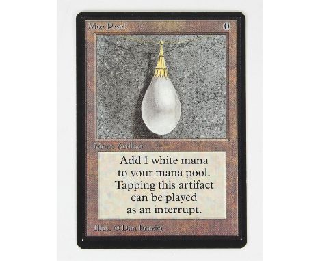 Magic The Gathering TCG - Mox pearl - Beta Condition Report:  This card is in excellent condition. 