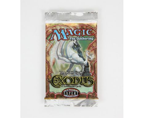 Magic The Gathering TCG - Exodus Sealed Pack. Provenance: consigned by the former Managing Director of Wizards of the Coast (