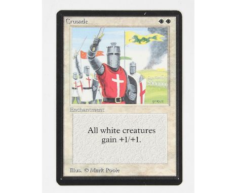 Magic The Gathering TCG - Crusade - Beta Condition Report:  This card is in near mint condition
