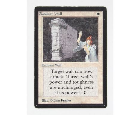 Magic The Gathering TCG - Animate Wall - Beta RareCondition Report:  This card is in good condition