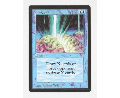 Magic The Gathering TCG - Braingeyser - Beta Condition Report:  This card is in near mint condition