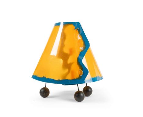  GAETANO PESCE (ITALIAN 1939-2024) 'ABAT-JOUR' LAMP, c.1995 resin with steel wire frame 66cm high (26in high) Los Angeles Mod