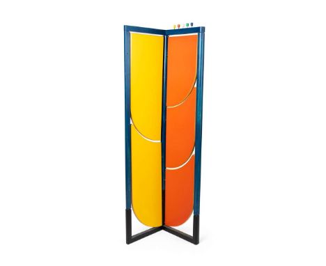 GAETANO PESCE (ITALIAN 1939-2024) FOR BERNINI, ITALY SERIE LUIGI 901 SHELF, DESIGNED c.1982 cut plywood, timber frame with en