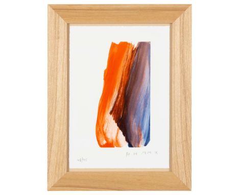  SIR HOWARD HODGKIN C.H., C.B.E. (BRITISH 1932-2017) BRUSHSTROKE, 2010 signed and dated in pencil (lower right) and numbered 