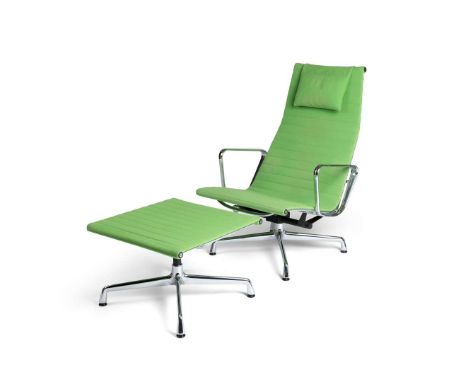  CHARLES EAMES (1907-1978) AND RAY EAMES (1912-1988) FOR VITRA LOUNGE CHAIR AND STOOL, DESIGNED 1958 model EA 115, the stool 