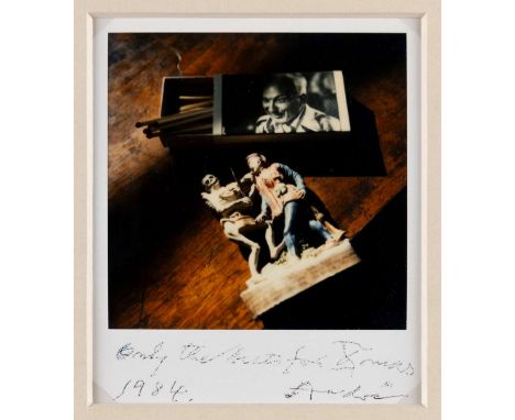  ANDRÉ KERTÉSZ (HUNGARIAN 1894-1985) UNTITLED, 1984 signed André, dated and inscribed Only the best for Xmas in ink (to margi