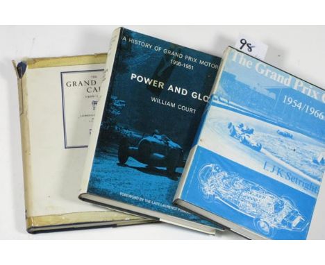 Pomeroy (Laurence). The Grand Prix Car, 1st edition, 1949,  with 420 pp. and the corrigenda booklet in the rear cover pocket,