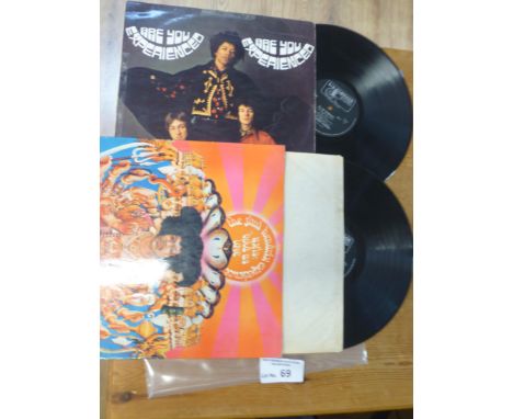 Records : JIMI HENDRIX- Axis Bold of Love (no insert) &amp; Are you experienced UK original - first press albums