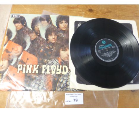 Records : Pink Floyd - The Piper at the Gates of Dawn - album SX6157 - Flipback loose - first pressing - sleeve good, vinyl -