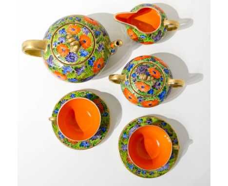 Faci, floral tea service  