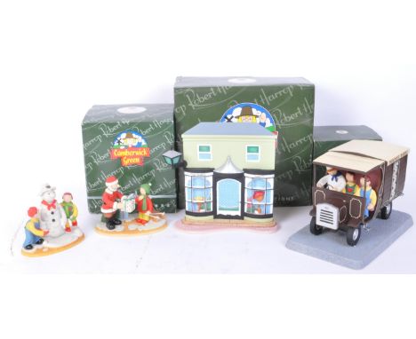 Camberwick Green – Robert Harrop – a collection of four statues / figurines. To include; CGSF04 The Milliner's shiopfronit li