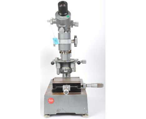 A vintage retro 20th century German made Leitz Wetzlar Miniload micro hardness tester. The miniload system tester is used for