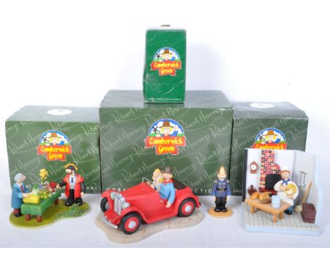 Camberwick Green – Robert Harrop – a collection of three statues / figurines. To include; CG09 "Captain Flack", CGQ01 "Molly`