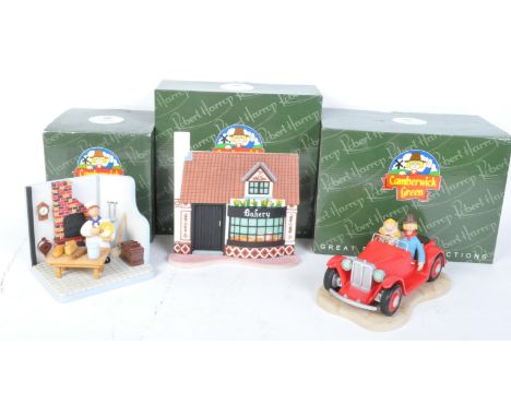Camberwick Green – Robert Harrop – a collection of x3 statues / figurines. To include; CGQ01 "Molly`s Car" limited edition 60