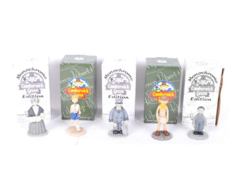 Camberwick Green – Robert Harrop – a collection of x5 statues / figurines. To include; CGMC14 " Paddy Murphy" monochrome edit