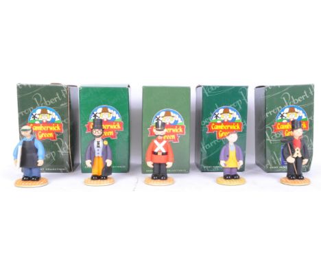 Camberwick Green – Robert Harrop – a collection of x5 statues / figurines. To include; CG06 Dr Mopp, CG17 Sgt Major Grout, CG