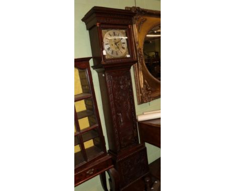 An eight day longcase clock signed Peter Walker, St Katharines Fecit, early 18th century, five pillar movement, later case an