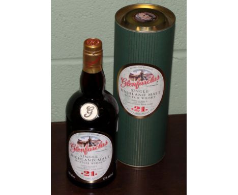Glenfarclas 21 year old single Highland malt Scotch whisky, in original card sleeve