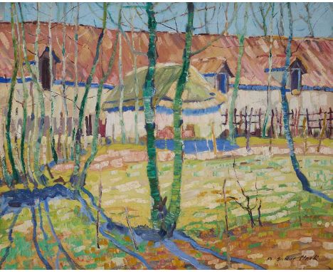 ARTHUR BAKER-CLACK (AUSTRALIAN 1877-1955) ⊕ LE CHAUMINEsigned A Baker Clack lower right; signed, titled, inscribed TREPIED, E