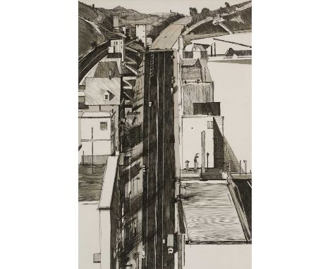 WAYNE THIEBAUD (AMERICAN 1920-2021) DOWNGRADEsigned and dated ♡ Thiebaud 1979 lower right; numbered 32/50 lower leftetching, 