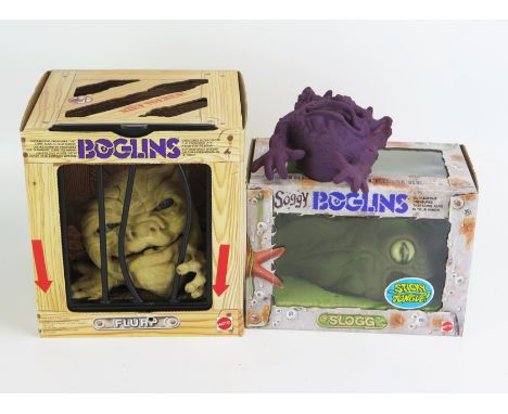 Two Mattel Boglins including Slogg and Flurp, Boxed 