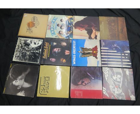 A Selection of Rock &amp; Pop LP Records from 1960's &amp; 70's including David Bowie, Neil Young, Beatles, Rolling Stones, D