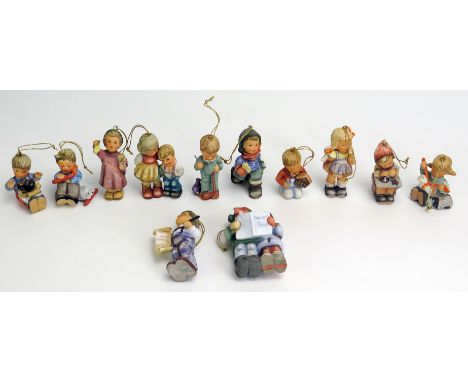 A collection of Twelve Studio Hummel, 'My First Nativity' figures, with certificates, boxed. 