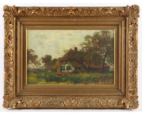 VAN BLOEM, Hendrik (1874-1960), "Altes Bauernhaus", Öl/Lwd., 33 x 51, unten links signiert, R.